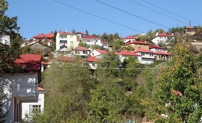 Ordu'da bu mahallede her ev kırmızı-beyaz