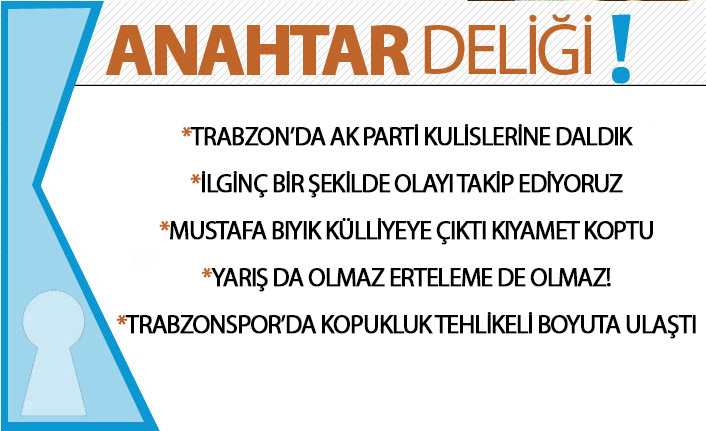 Anahtar Deliği 30.10.2020