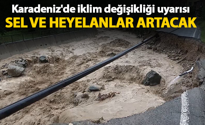 Karadeniz'de iklim değişikliği uyarısı: Sel ve heyelanlar artacak