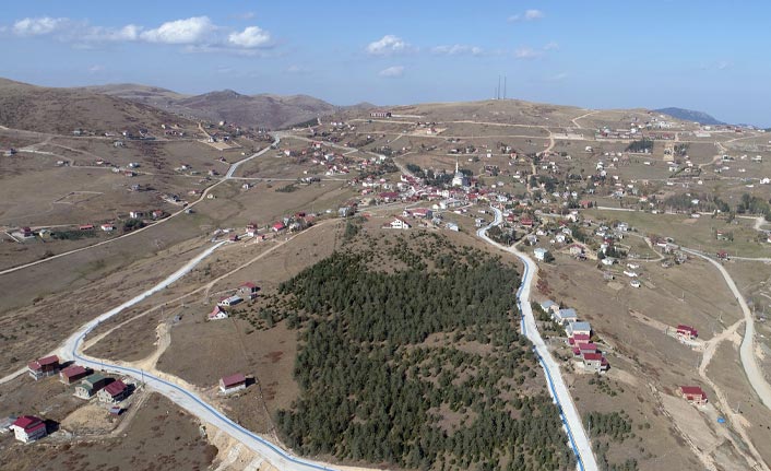 2 bin rakımlı yaylaya bisiklet yolu yapılıyor