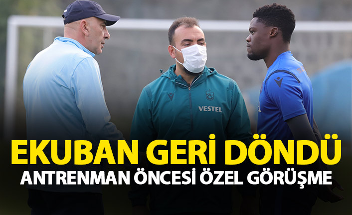 Trabzonspor'un yıldızı takıma döndü! Derelioğlu özel görüştü