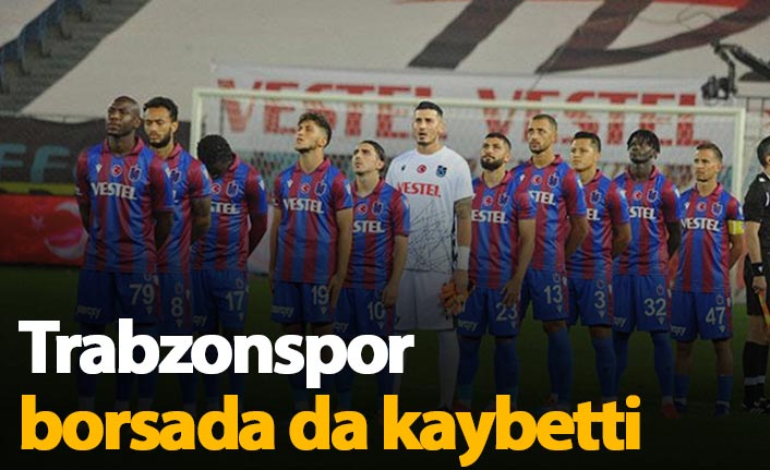 Trabzonspor borsada da kaybettirdi