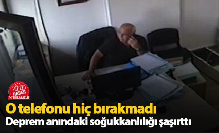 Avukatın deprem anındaki soğukkanlılığı şaşırttı