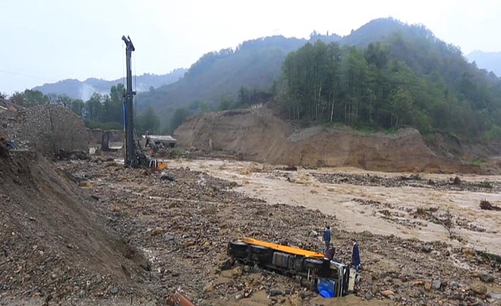 Giresun'da sağanak yağış etkili oldu