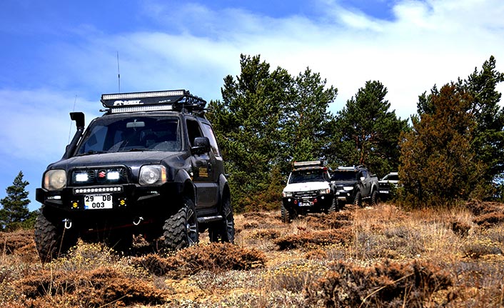 Karadeniz dağlarında off-road heyecanı