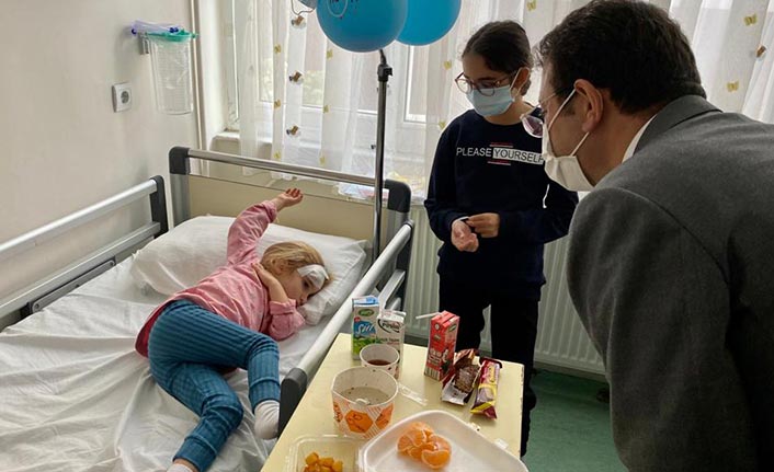 İmamoğlu’ndan Ayda ve Elif’e bebeklere ziyaret