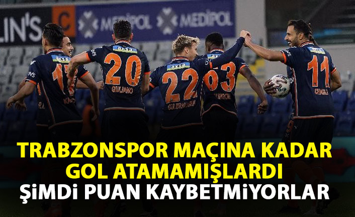 Trabzonspor maçına kadar gol atamıyorlardı şimdi puan kaybetmiyorlar