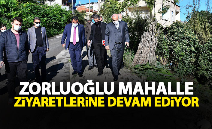 Zorluoğlu mahalle ziyaretlerine devam ediyor