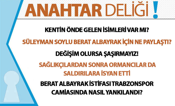 Anahtar Deliği 10.11.2020