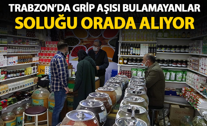 Grip aşısı bulamayan çareyi aktarlarda arıyor