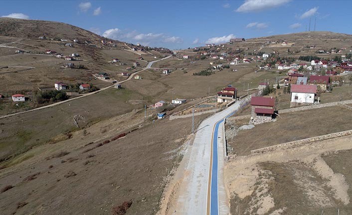 Ordu'nun Çambaşı Yaylası'na bisiklet yolu yapılıyor