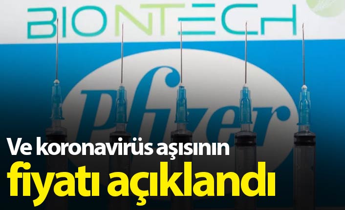 Pfizer/BioNTech aşısının fiyatı açıklandı