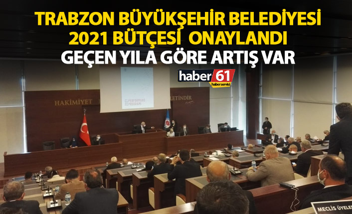 Trabzon Büyükşehir Belediyesi 2021 bütçesi onaylandı