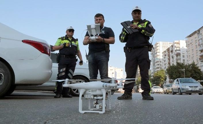 Trabzon'da dronelu denetim