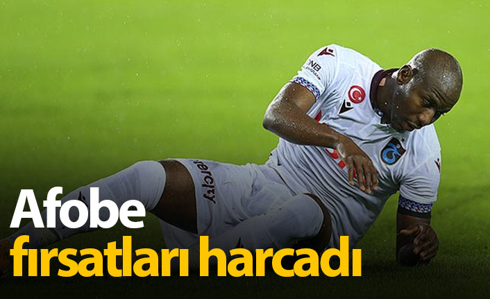 Trabzonspor'da Afobe vasatı aşamadı