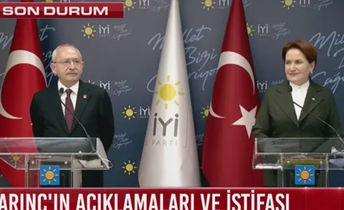 Kılıçdaroğlu ve Akşener'den ortak basın toplantısı