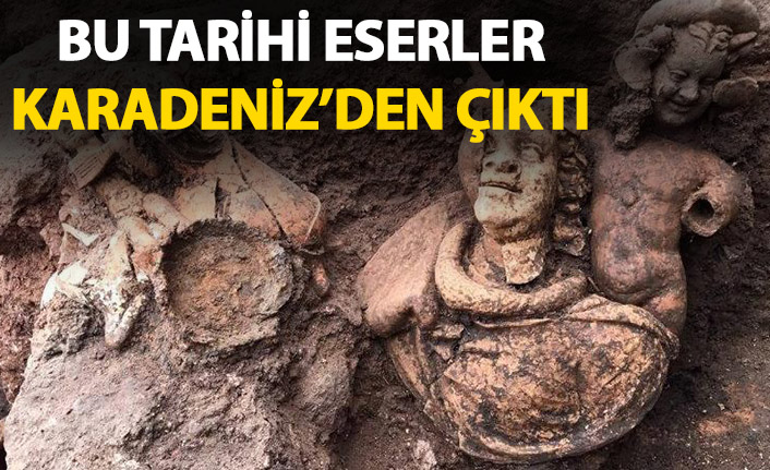 Karadeniz'de çıkan tarihi eserler tarihe ışık tutuyor