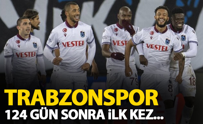 Trabzonspor'dan 124 gün sonra bir ilk