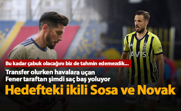 Sosa ve Novak Fenerliler'i çileden çıkardı!