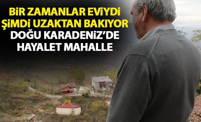 Doğu Karadeniz'deki o mahalle hayalet kente dönüştü