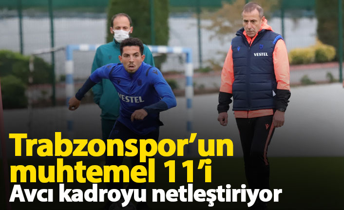 Trabzonspor'un muhtemel Sivasspor 11'i