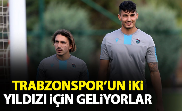 Trabzonspor'un iki yıldızına dev talip! İzlemeye geliyorlar