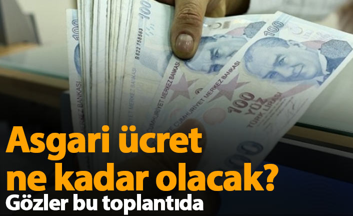 Asgari ücret ne kadar olacak? Gözler bu görüşmede