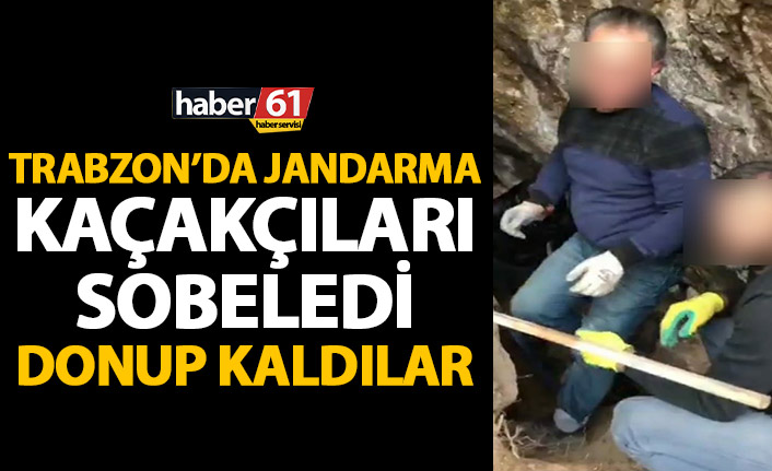 Trabzon’da kaçakçılara şok! Donup kaldılar