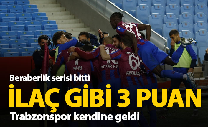 Trabzonspor Çaykur Rizespor'u yendi 3 puanı aldı