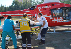 Tonya'da helikopter sözleşmesi