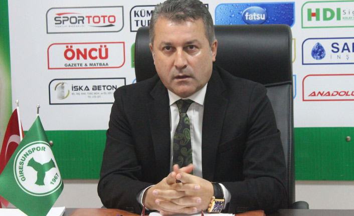 Giresunspor'da başkan destek istedi