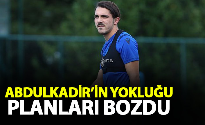 Abdülkadir Ömür'ün yokluğu planları bozdu!