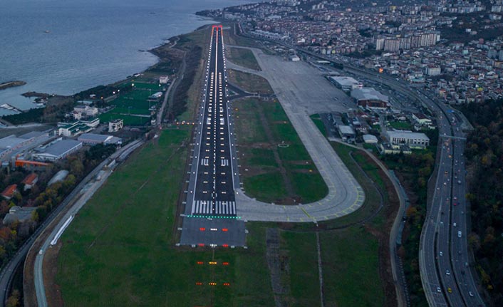 Trabzon Havalimanında işlem tamam! 24 saat hizmet vermeye hazır