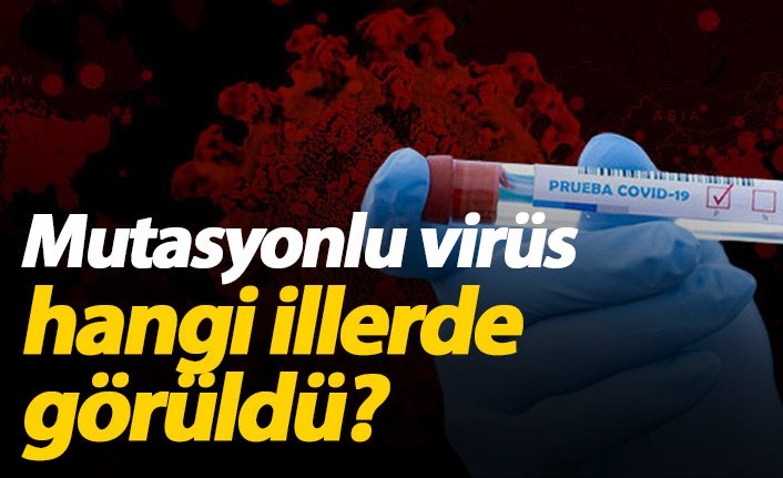 Mutasyona uğrayan virüs hangi illerde görüldü?