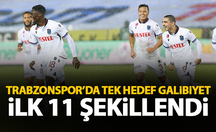 Trabzonspor'da tek hedef galibiyet! İşte muhtemel 11