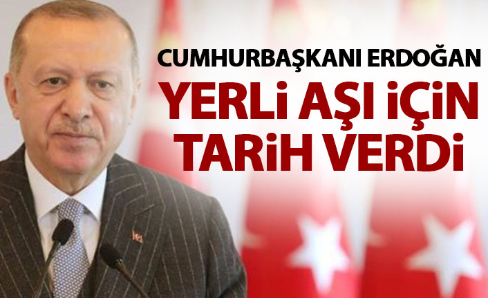 Cumhurbaşkanı Erdoğan'dan yerli aşı müjdesi: Nisan ayında kullanıma hazır hale getirmiş olacağız