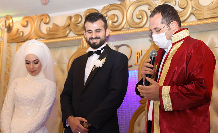 Akçaabat'ta 2020'de 737 nikah kıyıldı