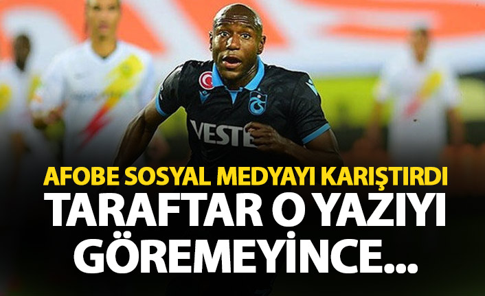 Afobe Trabzonspor'u sildi mi? Taraftar o yazıyı göremeyince...