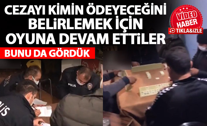 Bunu da gördük! Cezayı kimin ödeyeceğini belirlemek için oyuna devam ettiler