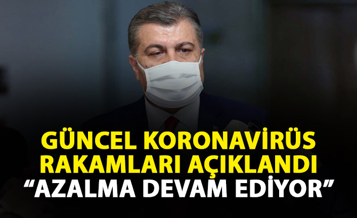 Güncel koronavirüs rakamları açıklandı: Düşüş devam ediyor - 09 Ocak 2021