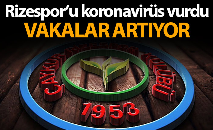 Rizespor'da koronavirüs vakaları artıyor