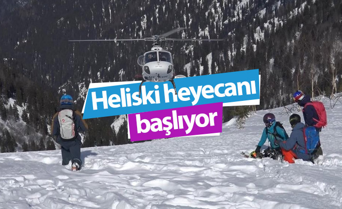 Heliski heyecanı Kaçkarlar'da başlıyor