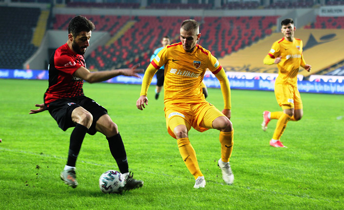 Gaziantep FK Kayserispor'u mağlup etti