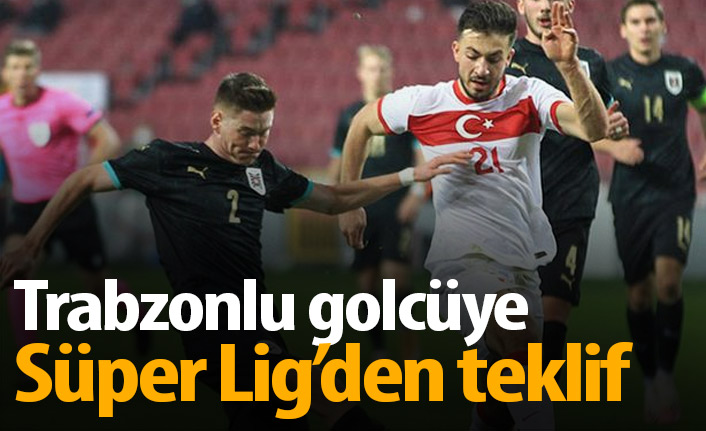 Trabzonlu golcü Halil Dervişoğlu'na Süper Lig'den teklif