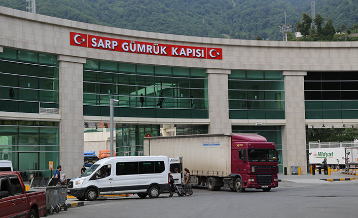 Sarp Sınır Kapısı’nda rekor ihracat