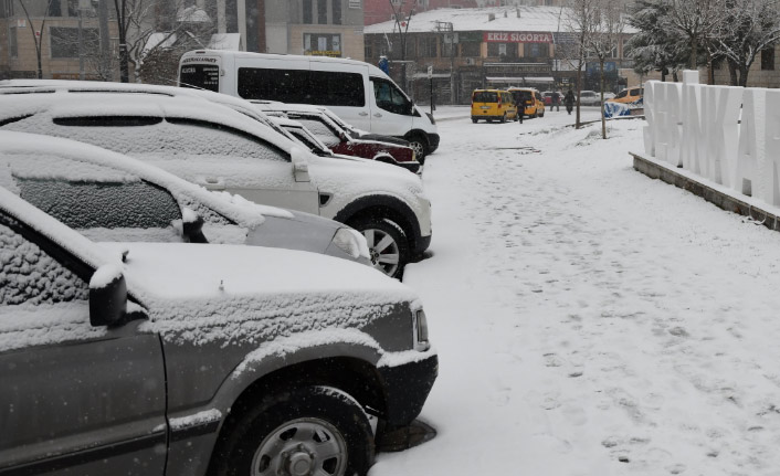 Trabzon'un etrafında kar esareti