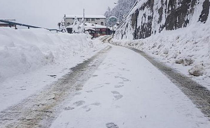 Rize'de kar esareti! 28 köy yolu ulaşıma kapandı