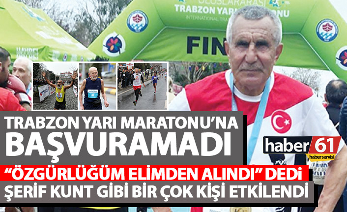 Trabzon Yarı Maratonunda yaşa takılan Kunt: Gerekirse mahkemeye gideceğim