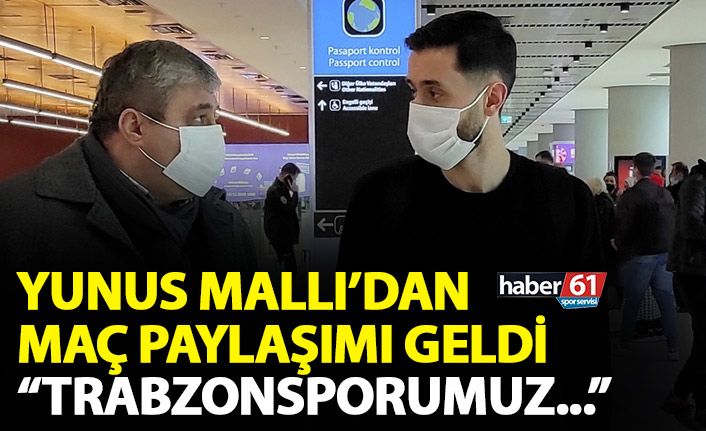 Yunus Mallı'dan maç paylaşımı! Böyle destek oldu