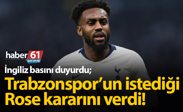 Trabzonspor'un istediği Danny Rose kararını verdi!